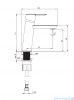 Deante ARNIKA Bateria umywalkowa z ECO-aeratorem 4,5 l/min chrom BQAE020M